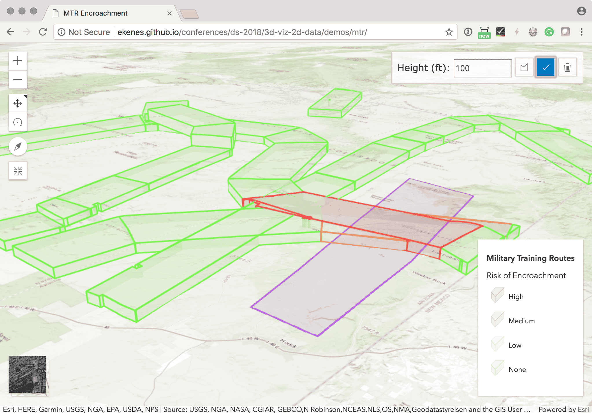 3D Airspace Encroachment Analysis
