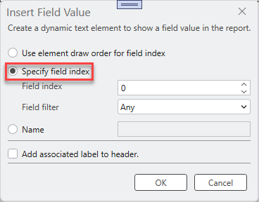 Adding Fields InsertFields
