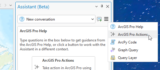 Start a Pro AI Assistant action session ProAssistantActionSession