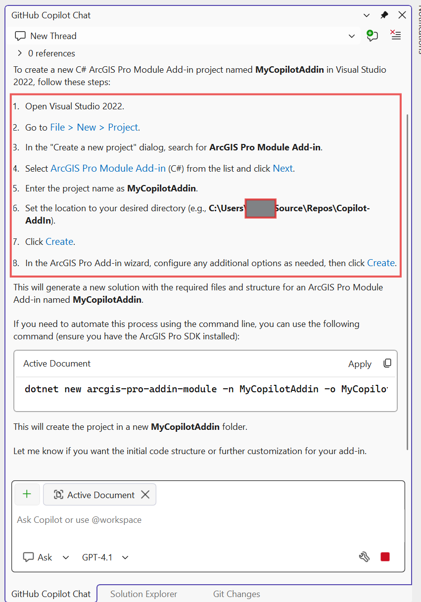 Create a new ArcGIS Pro Add-in project Create New Addin Project