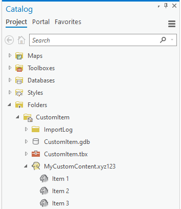 Custom item with children implementation Custom Item with Children