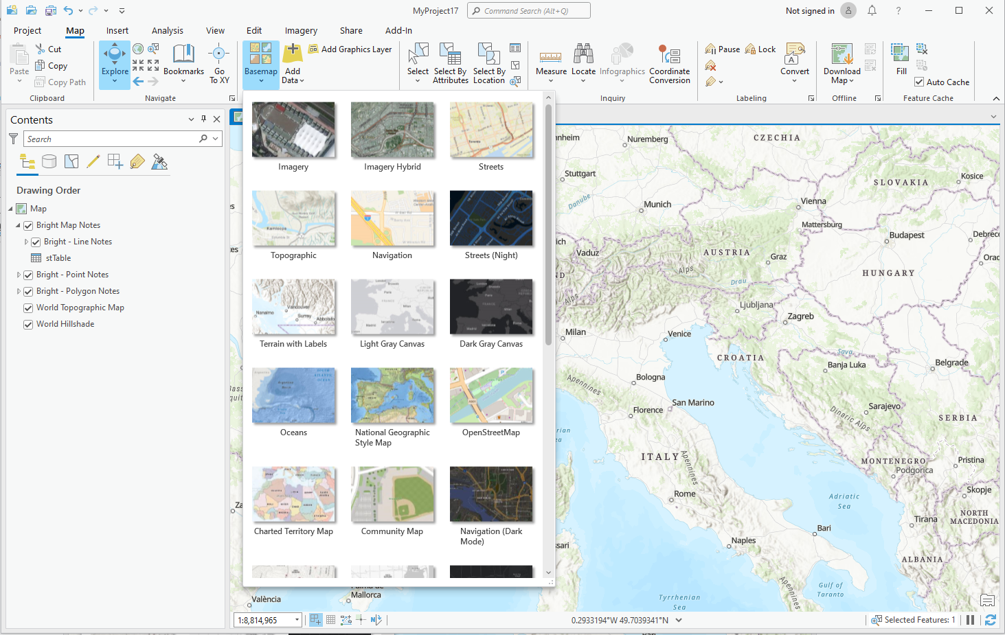 Basemap drop-down gallery Basemap2.png