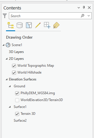 Elevation Surface Layers ElevationSurfaceLayers