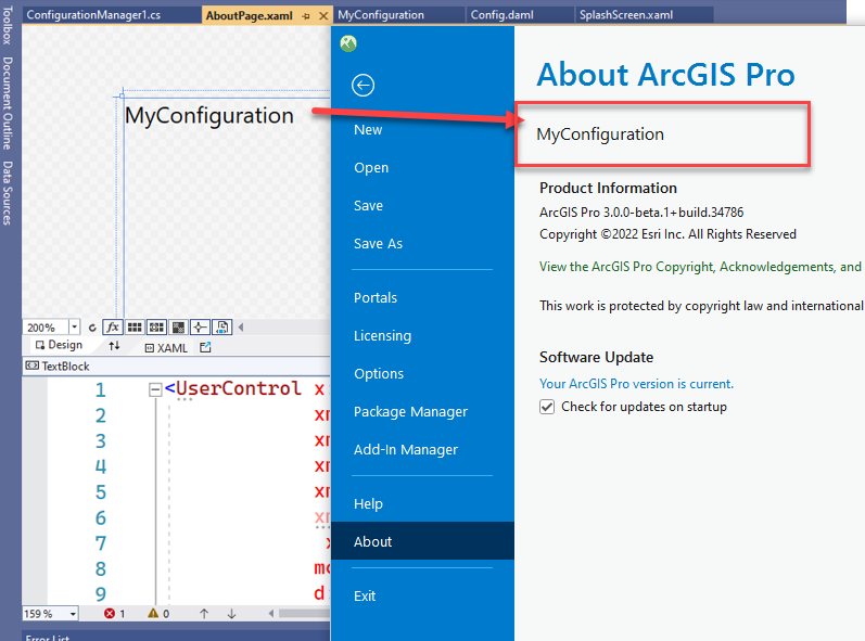 Configuration Manager - Overriding the About Page ProGuide: Configuration Manager - Overriding the About Page