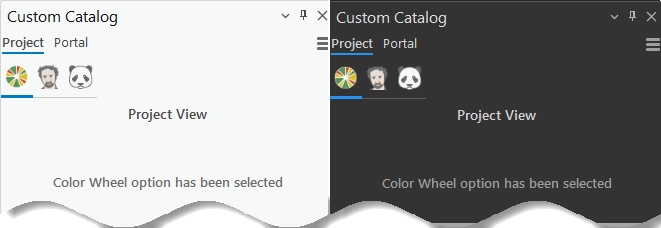 ListBox panel headers TextOnlyListBox